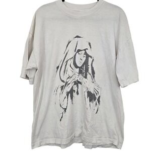 Los Angeles Apparel MADE IN USA T-Shirt XL 6.5oz Heavyweight Gothic Art Graphic‎